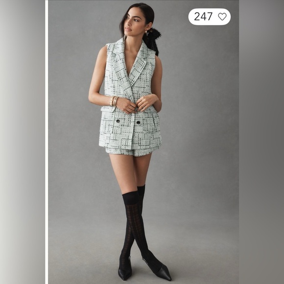 NWT Maeve Tweed Vest - Picture 3 of 8